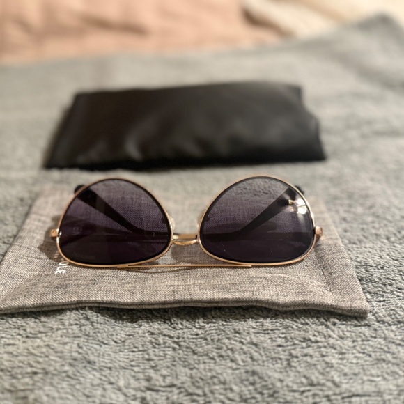 KENNETH COLE WOMENS SUNGLASSES GOLD  AVIATOR, NWT main image 7